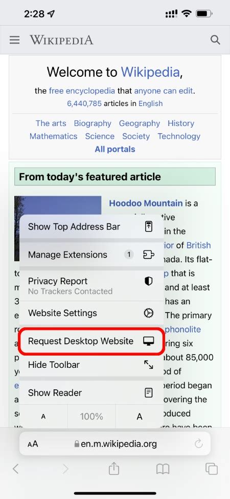 How to request desktop versions of websites in Safari in iOS 15 .